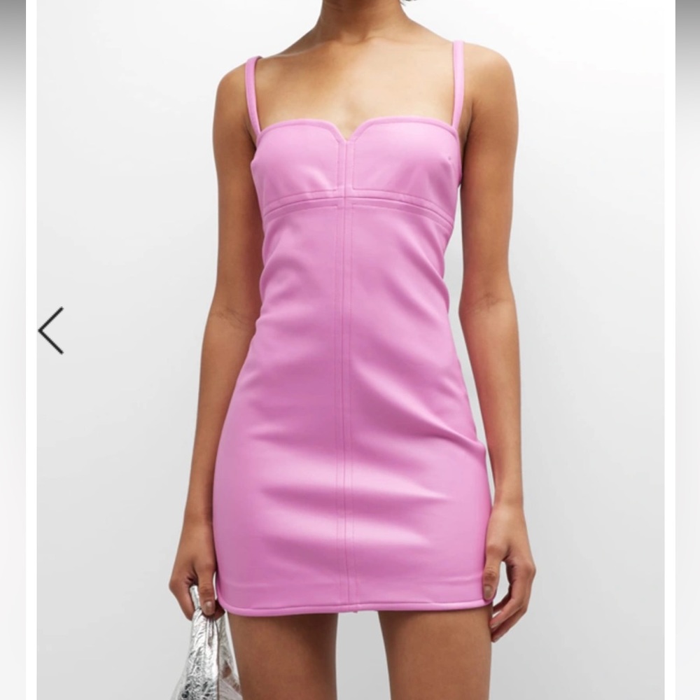 Alexis Nixie Faux Leather Dress
